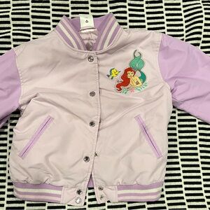 Disney Ariel Kids Puffer Jacket - Light Purple